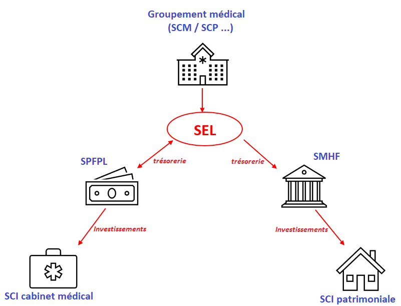 Schéma SEL - HOLDING